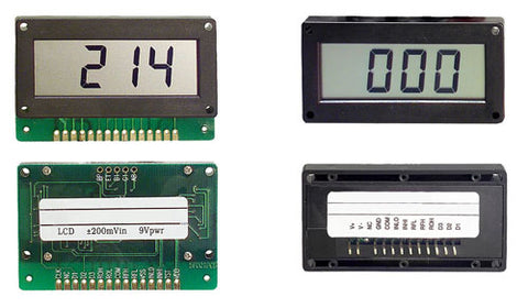 5F/5P Series 3 1/2 digit LCD panel meter