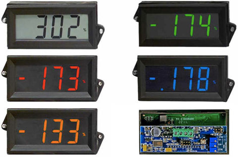 VPI-24AC Series 3 1/2 digit voltage powered LCD panel meter