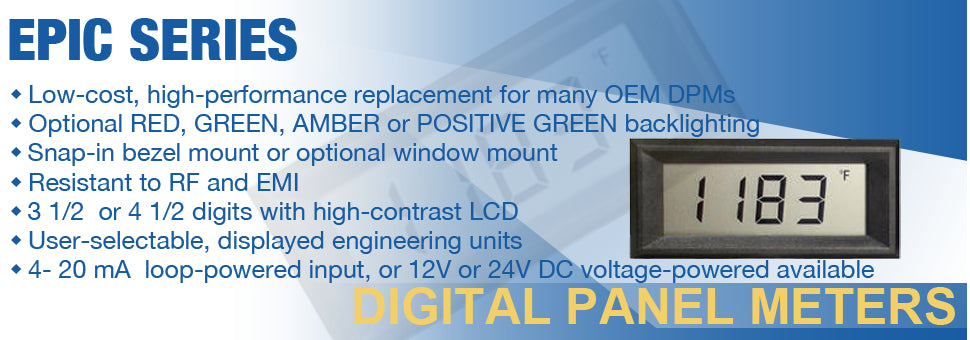 Epic Series Digital Panel Meters