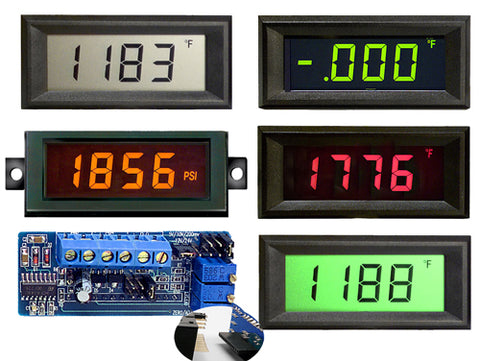 VPI-3E Epic Series 3 1/2 digit voltage powere LCD panel meter