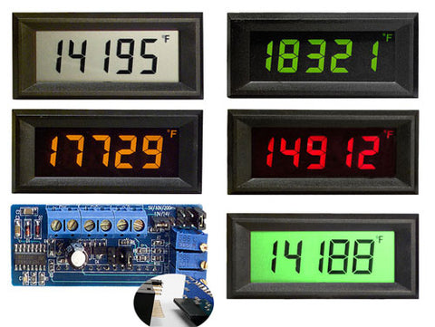 VPI-4E Epic Series - 4 1/2 digit voltage powered LCD panel meter