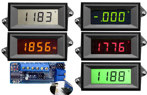 VPI-3-XEC Epic Series - 3 1/2 digit voltage powered LCD panel meter